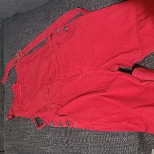 Overalls Red